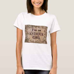 Antiquitäten-Mädchen T-Shirt
