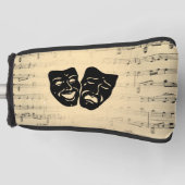 Antiquitäten Musik und Theatermasken Golf Headcover (Vorderseite)