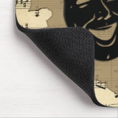 Antiquitäten Musik und Theatermasken Mousepad (Ecke)