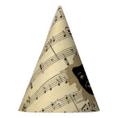 Antiquitäten Musik und Theatermasken Partyhütchen (Links)