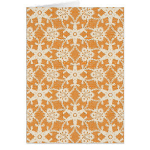 Antiquitäten - Orange und Creme