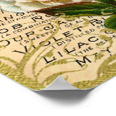 Antiquitäten Rose Parfüm Poster (Ecke)