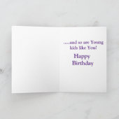 Antiquitäten sind wertvolle Geburtstagskarte Karte (Innenseite)