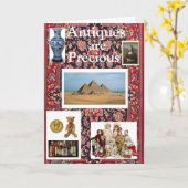 Antiquitäten sind wertvolle Geburtstagskarte Karte (Gelbe Blume)