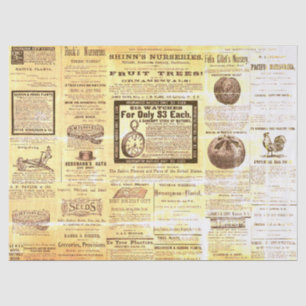 Antiquitäten Vintages Gartenbau Seidenpapier