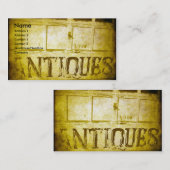 Antiquitäten Visitenkarte (Vorne/Hinten)