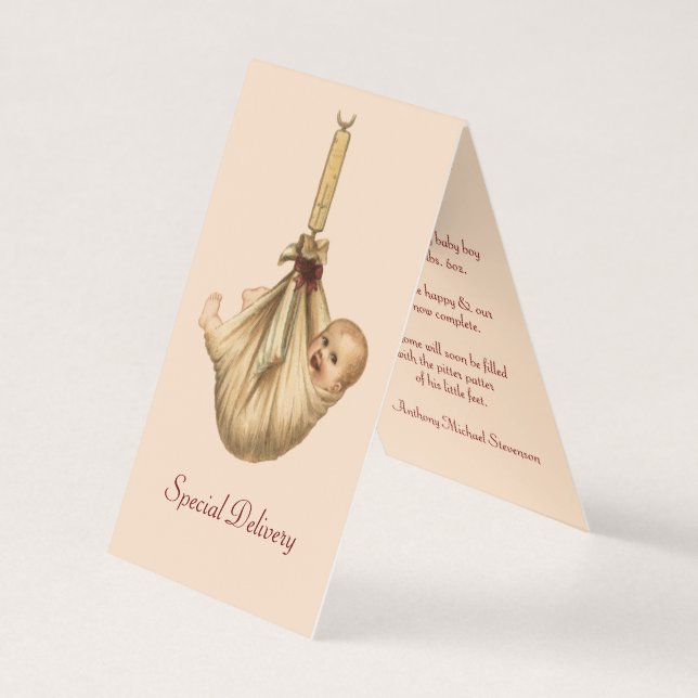 Antiquitätenankündigung "Sonderlieferung" (Vorderseite)