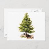 Antiquitätenbaum Print Postkarte (Vorne/Hinten)