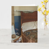 Antiquitätenbett Karte (Gelbe Blume)