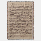 Antiquitätenblatt Musik Bach Manuskript Decke (Vorderseite Vertikal)