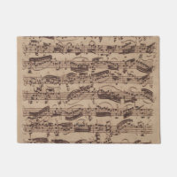 Antiquitätenblatt Musik Bach Manuskript