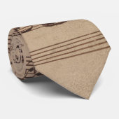 Antiquitätenblatt Musik Bach Manuskript Krawatte (Gerollt)