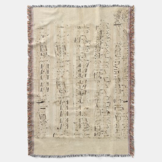 Antiquitätenblatt Musik Chopin Manuskript Decke (Vorderseite Vertikal)