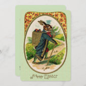 Antiquitätenblitz Osterhasen informelle Einladung (Vorne/Hinten)