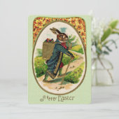 Antiquitätenblitz Osterhasen informelle Einladung (Stehend Vorderseite)