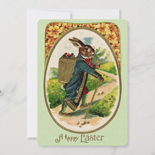 Antiquitätenblitz Osterhasen informelle Einladung (Vorderseite)