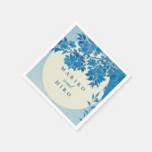 Antiquitätenblossom Serviette (Ecke)