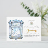 Antiquitätenbriefkasten | Einladung zum Haushalt (Stehend Vorderseite)