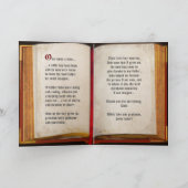 Antiquitätenbuch (anpassbar) Vatertagskarte Karte (Innenseite)