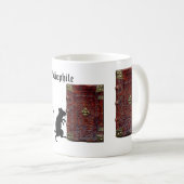 Antiquitätenbuch Bibliophile Kaffeetasse (VorderseiteRechts)