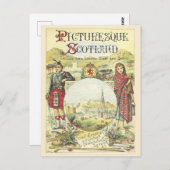 Antiquitätenbuch Cover Picturesque Schottland Postkarte (Vorne/Hinten)