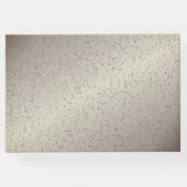 Antiquitätenbuch Gold Glitzer Gästebuch (Rückseite)