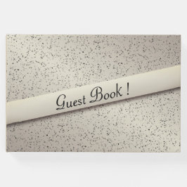 Antiquitätenbuch Gold Glitzer Gästebuch