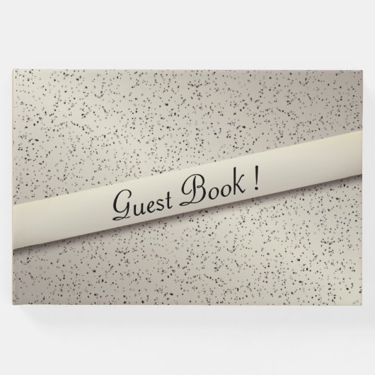 Antiquitätenbuch Gold Glitzer Gästebuch (Vorderseite)
