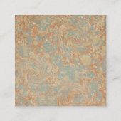 Antiquitätenbuch I Quadratische Visitenkarte (Rückseite)