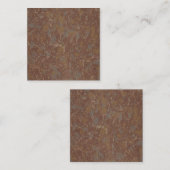 Antiquitätenbuch II Quadratische Visitenkarte (Vorne/Hinten)