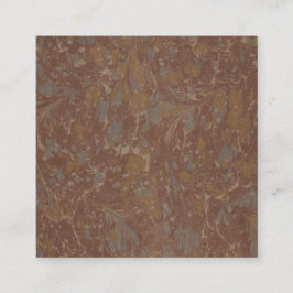 Antiquitätenbuch II Quadratische Visitenkarte