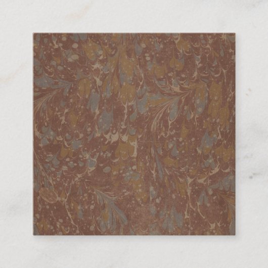 Antiquitätenbuch II Quadratische Visitenkarte (Vorderseite)