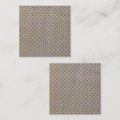 Antiquitätenbuch III Quadratische Visitenkarte (Vorne/Hinten)