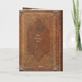 Antiquitätenbuch (individualisierbar) Hochzeitskar Karte (Rückseite)