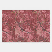 Antiquitätenbuch marmoriert geschenkpapier set (Vorderseite 3)