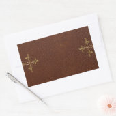 Antiquitätenbuch Rechteckiger Aufkleber (Umschlag)