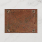 Antiquitätenbuch Visitenkarte (Rückseite)