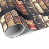 Antiquitätenbücher aus dem 18. Jahrhundert Geschenkpapier (Rolleneckpunkt)