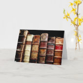 Antiquitätenbücher aus dem 18. Jahrhundert Karte (Gelbe Blume)