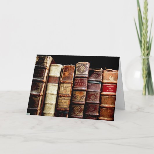 Antiquitätenbücher aus dem 18. Jahrhundert Karte (Vorderseite)