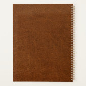 Antiquitätenbüro für Imitate Leather & Gold Monogr Planer (Rückseite)