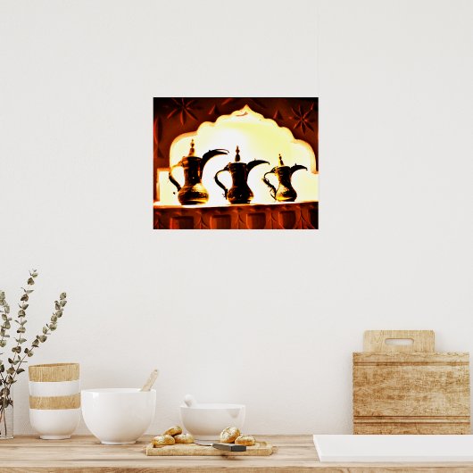 Antiquitätendekanäle Poster (Küche)