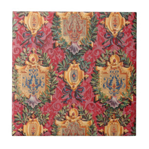 Antiquitätendekoration französisches Blumenmuster Fliese