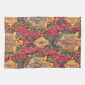 Antiquitätendekoration französisches Blumenmuster Geschirrtuch (Horizontal)