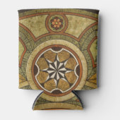 Antiquitätendekoration Holzdrucken Dosenkühler (Vorderseite)