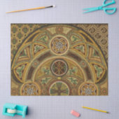 Antiquitätendekoration Holzdrucken Seidenpapier (Basteln)