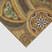 Antiquitätendekoration Holzdrucken Seidenpapier (Detail)