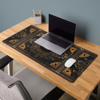 Antiquitätendekoration mit Init. Desk Mat Schreibtischunterlage