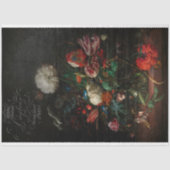 Antiquitätendekoupage aus Floral und Französisch Seidenpapier (Vorderseite)