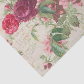 Antiquitätendekoupage & Gewebepapier dunkelrosa Ro Seidenpapier (Ausschnitt)